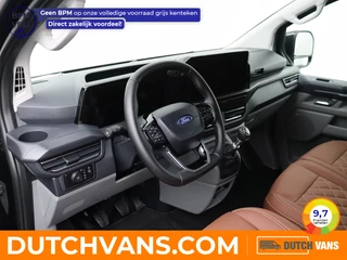 Ford Transit Custom 2.0TDCI Lang Raptor Sport | Cognac Leder | Navigatie | Camera | Cruise | 3-Persoons | Garantie 2029