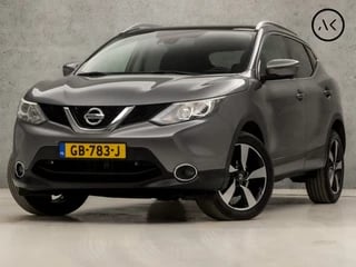 Nissan QASHQAI 1.2 Tekna Sport Automaat (PANORAMADAK, NAVIGATIE, 360 CAMERA, KEYLESS, CRUISE, CLIMATE, GETINT GLAS, ARMSTEUN, SPORTSTOELEN, LM VELGEN, PARKEERSENSOREN, TREKHAAK, NIEUWE APK)