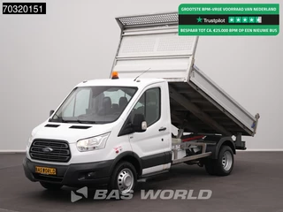 Ford Transit 170pk Kipper Dubbellucht 3,5t Trekhaak Airco Cruise Camera Euro6 Tipper Benne Kieper Airco Trekhaak Cruise control