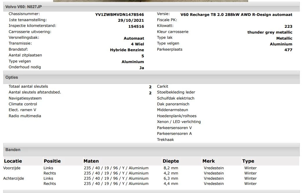 Hoofdafbeelding Volvo V60