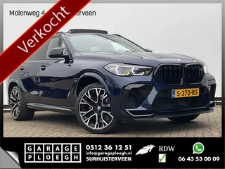 BMW X6 M Competition 626PK BTW Bowers&Wilkins Tanzanite Nachtzicht Massage Stoelverw+Koeling Trekhaak