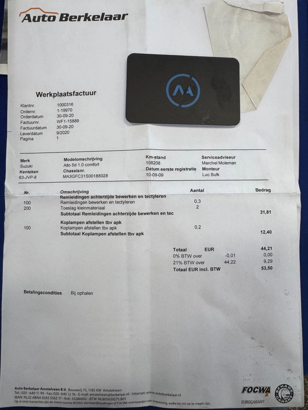 Hoofdafbeelding Suzuki Alto
