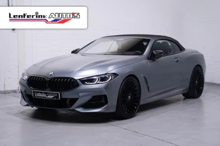 BMW 8-serie 840d xDrive High Executive HUD DAB Harman-Kardon  Softclose driving-assist nachtzicht warmte-comfort pakket connected-service aircollar apple-carplay  Frozen Bleustone met carbon inleg 21"LMV M-Pakket