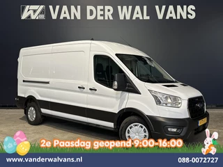 Ford Transit 2.0 TDCI 130pk L3H2 Euro6 Airco | Camera | Navigatie | Android Auto | Cruisecontrol | Parkeersensoren Stoelverwarming, Verwarmde voorruit, 2500kg trekvermogen, Bijrijdersbank