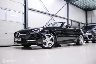 Mercedes SLK-klasse 350 AMG Line 306 PK | Panorama | Airscarf | Sportonderstel | LED | Ambiance | Cruise | Navi | Zeer mooi |
