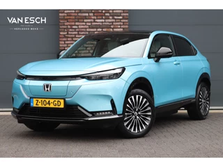 Honda e:Ny1 Elegance 69 kWh | Panoramadak | Adaptieve Cruise Control | Verwarmd Stuurwiel | Leder | Surround Camera | Apple Carplay/Android Auto | Dodehoekassistent | Stoelverwarming |