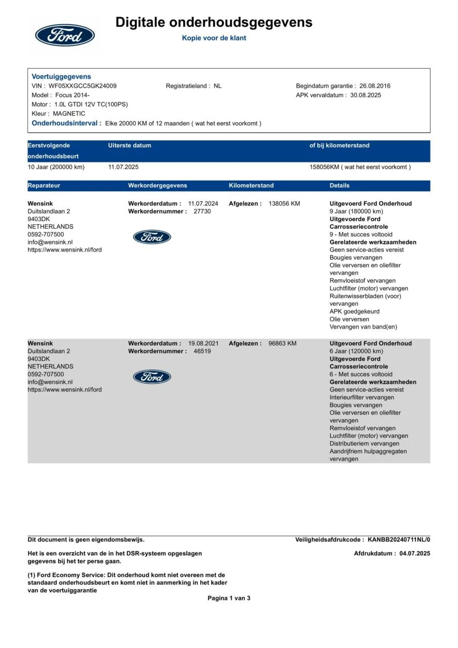 Hoofdafbeelding Ford Focus