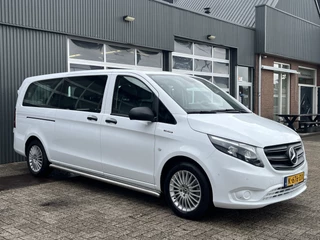 Mercedes-Benz eVito Tourer PRO L3 90 kWh 9-Persoons Airco Cruise control Elektrische Dubbele schuifdeuren Apple carplay Parkeersensoren voor en achter Stoelverwarming bestuurderstoel Achteruitrijcamera