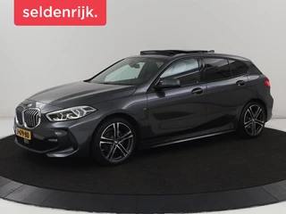 BMW 1-serie 118i M Sport | Panoramadak | Stoelverwarming |  Harman/Kardon | Camera | Live Cockpit | Carplay | Sfeerverlichting | Sportstoelen | Full LED | Navigatie | Half leder | Park Assist | Climate control