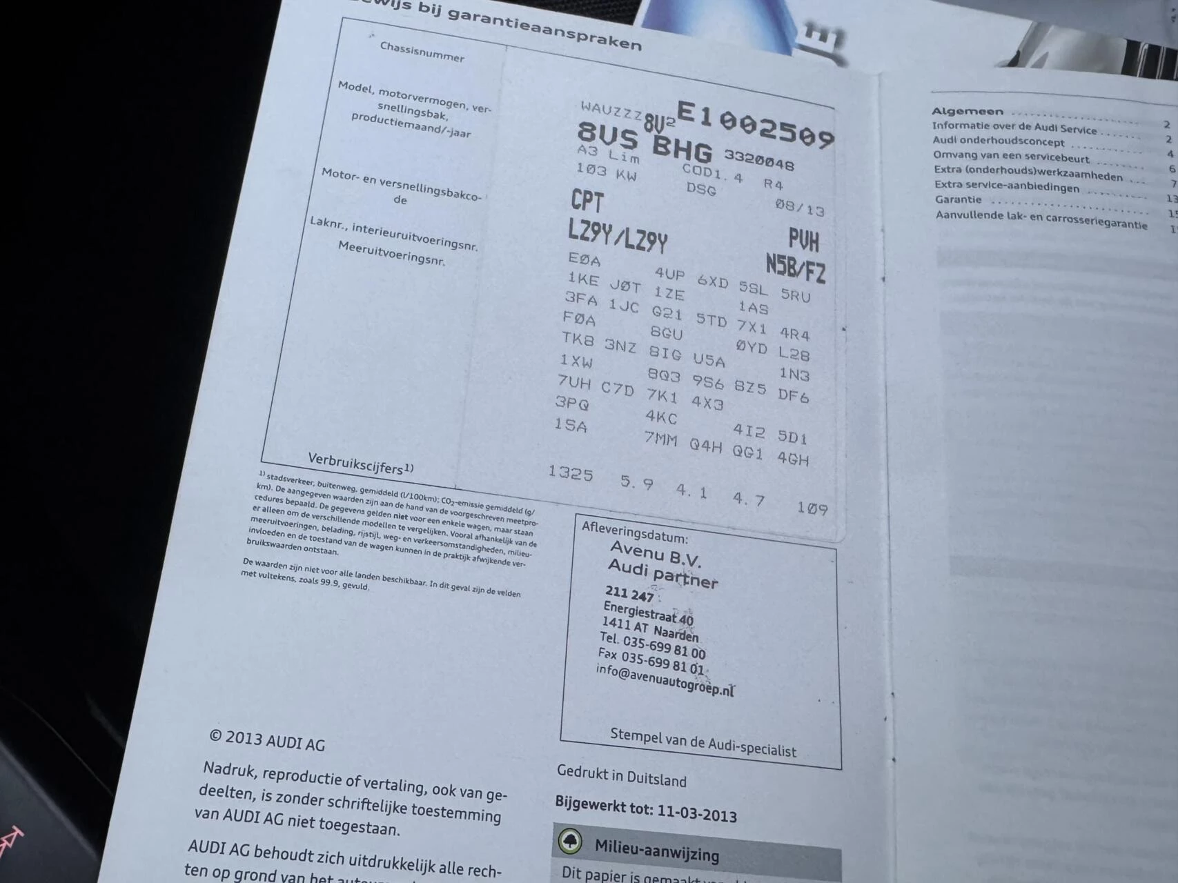 Hoofdafbeelding Audi A3