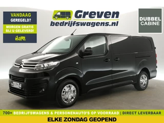 Citroën Jumpy 2.0 BlueHDI L3H1 | Dubbele Cabine | 6 Persoons | 360Camera 2xSchuifdeur Airco Cruise Carplay PDC Navi Elektrpakket