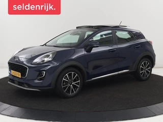 Ford Puma 1.0 EcoBoost Hybrid Titanium | Panoramadak |  Stoelverwarming | Adaptive cruise | Camera | Carplay | Full LED | Stuurverwarming | Side Assist | Navigatie | Parkeerhulp | Climate control