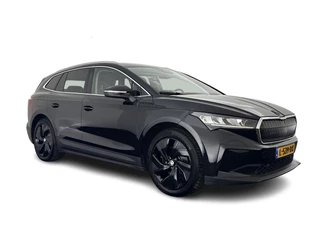 Škoda Enyaq iV 60 [ 3-Fase ] {SOH-87%} (INCL-BTW) *LEATHER-FABRIC | FULL-LED | ADAPTIVE-CRUISE | BLINDSPOT | DIGI-COCKPIT | CAMERA | KEYLESS | NAVI-FULLMAP | AMBIENT-LIGHT | ECC | HEATED-COMFORTSEATS | DAB+ | PDC | 20''ALU*