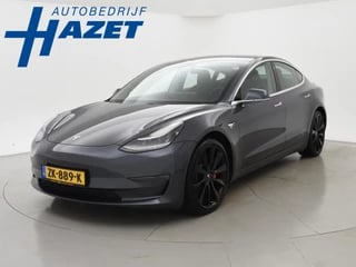 Tesla Model 3 PERFORMANCE 463 PK AWD *BTW* + AFN. TREKHAAK / 20 INCH / PANORAMA / LEDER