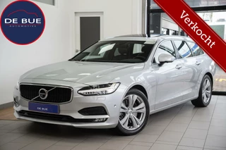 Volvo V90 2.0 T5 Momentum Org NL NAP 2e Eig Luxury line 360 camera HUD Pano CarPlay Trekhaak Dealer onderhouden