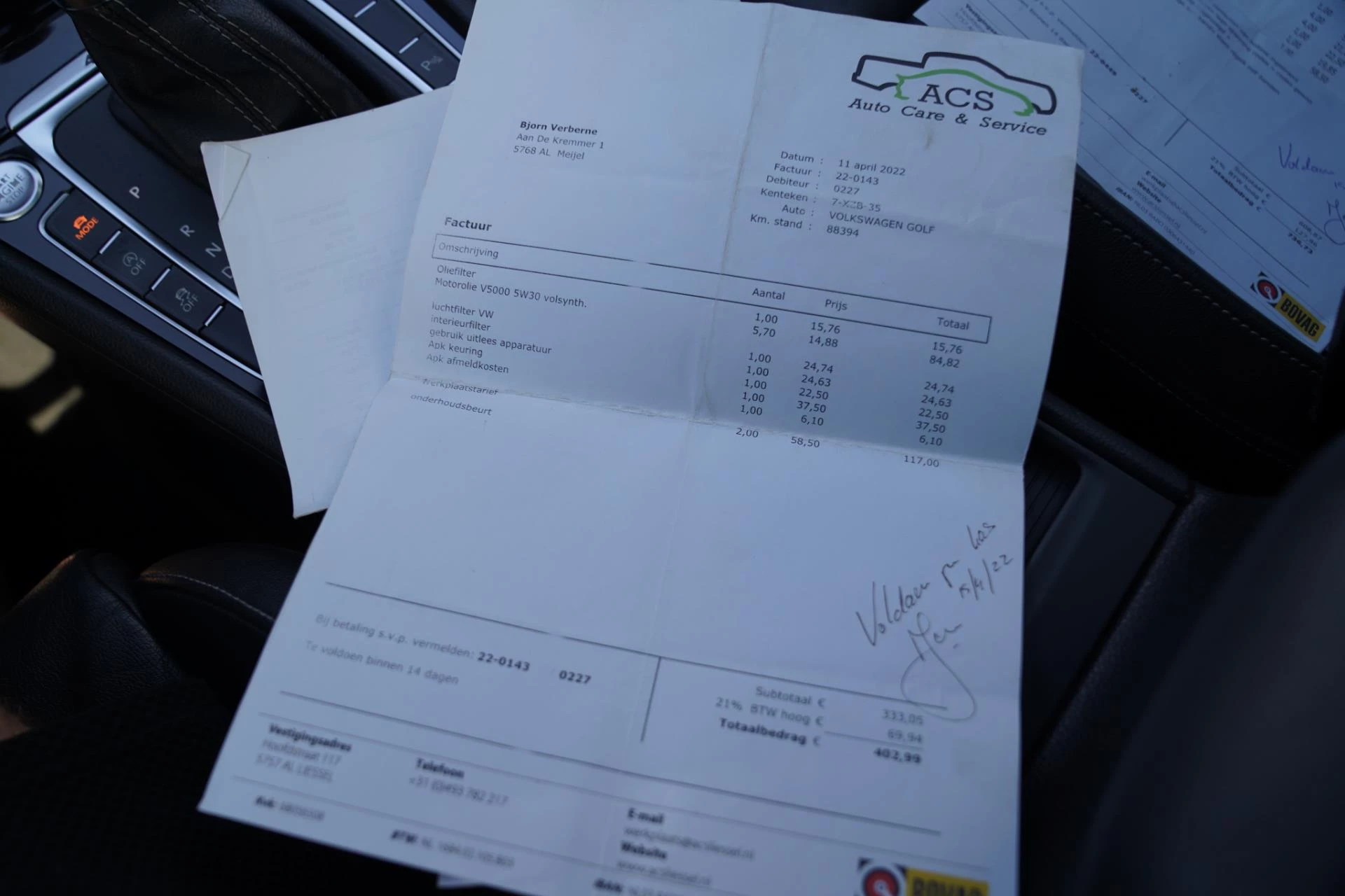 Hoofdafbeelding Volkswagen Golf