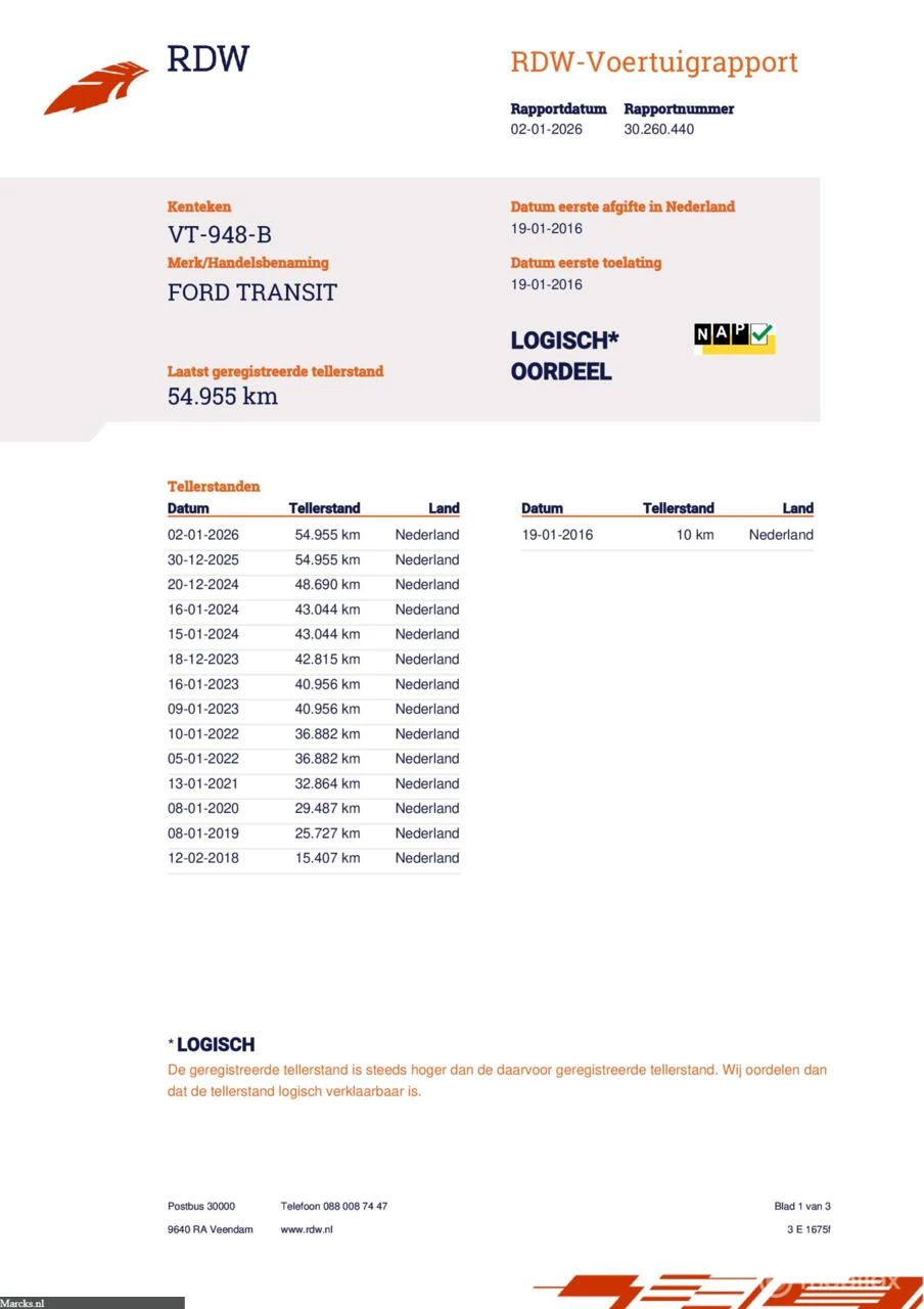 Hoofdafbeelding Ford Transit