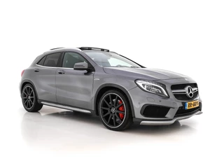 Hoofdafbeelding Mercedes-Benz GLA Mercedes-Benz GLA AMG 45 4MATIC *PANO | XENON | LEATHER-ALCANTARA | MEMORY-PACK | HARMAN/KARDON-AUDIO | KEYLESS |  CAMERA | SPORT-SEATS | HEATED-SEATS | NAVI-FULLMAP | SHIFT-PADDLES  | ECC | PDC | CRUISE | 20''ALU*