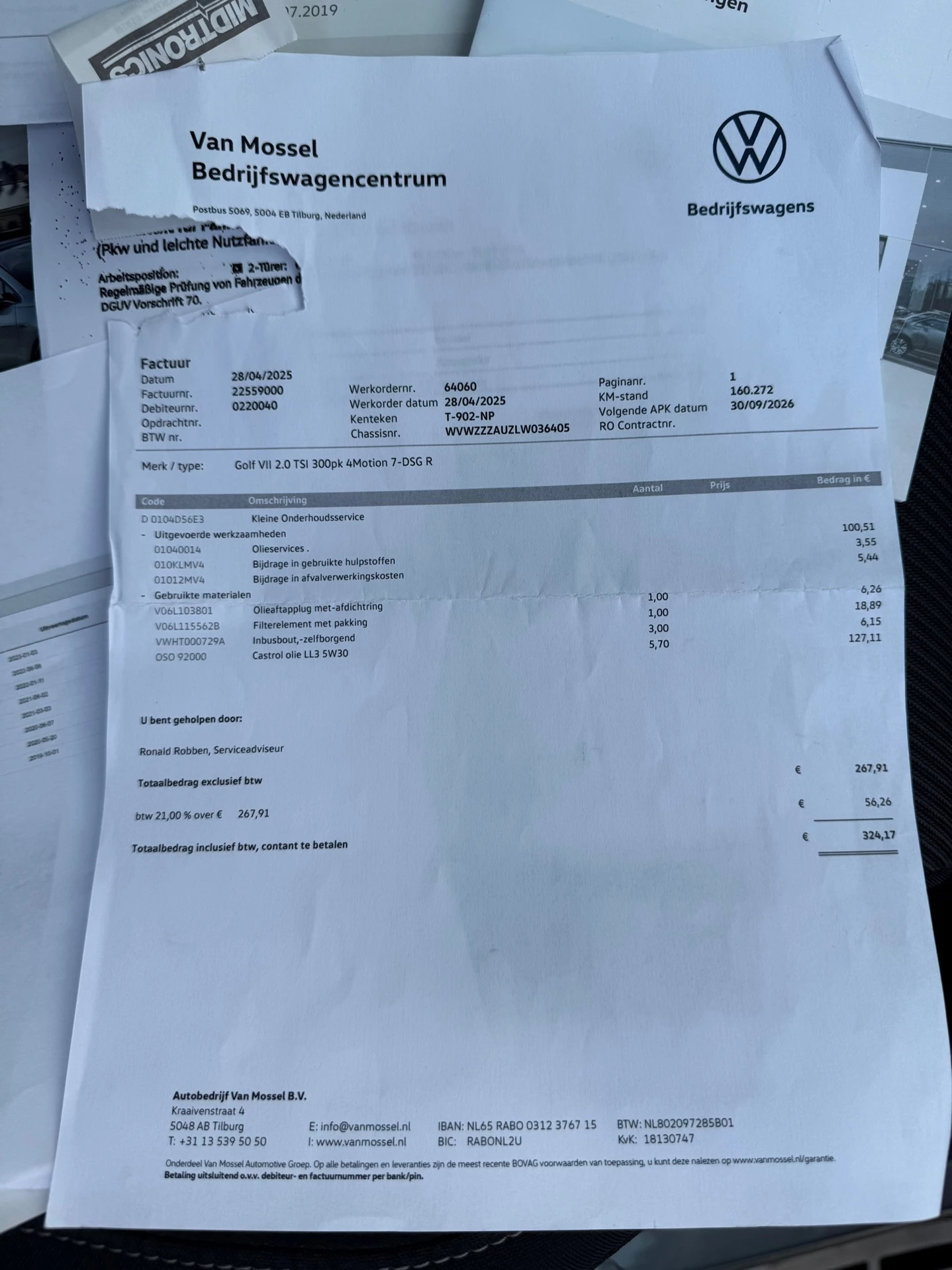 Hoofdafbeelding Volkswagen Golf