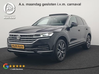 Volkswagen Touareg 3.0 TSi eHybrid 4MOTION Plug In Hybrid 381pk Dealer O.H PHEV | Trekhaak Af Fabriek | Lederen Sportstoelen Massage & Memory | Panodak | Adaptive Cruise | Stoelventilatie | Stoelen & Stuur Verwarmd | Blis | Keyless | Apple Carplay | Navigatie | DAB 