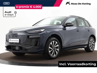 Hoofdafbeelding Audi Q6 e-tron Audi Q6 e-tron Advanced edition (B1) e-tron 55 285kW/388pk 100Kw Audi Q6 e-tron e-tron S edition 55 Quattro 388 PK Audi Q6 e-tron S edition 55 Quattro · Panorama dak · Assistentiepakket Veiligheid · Techniekpakket Pro