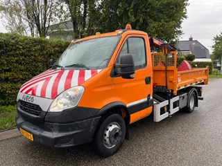 Hoofdafbeelding Iveco Daily Iveco Daily 70C15 Kipper + kraan , 18000 km , bijna nieuw !!