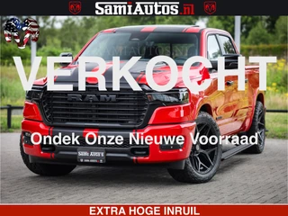 Dodge Ram 1500 Night Premium | RED DEVIL | Full Option | De Meest Luxe Pick-Up in zijn Klasse | Comfortabele Dubbele Cabine met Royale 5 Zitplaatsen | BPM vrij | Nu Leverbaar uit Voorraad | Voorraad Nr 2226 - 4993