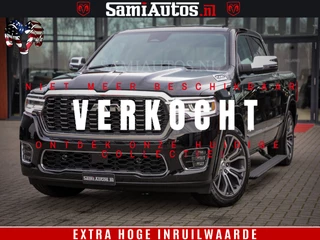 Dodge Ram 1500 Tungsten | De Meest Luxe Pick-Up op de Markt | 540 Pk 706 Nm | Exclusieve en Kracht | Comfortabele Dubbele Cabine met Royale 5 Zitplaatsen | BPM vrij | Nu Leverbaar uit Voorraad | Voorraad Nr 2366 - 8602