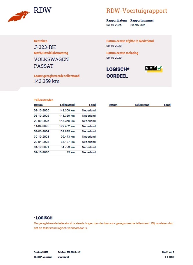 Hoofdafbeelding Volkswagen Passat