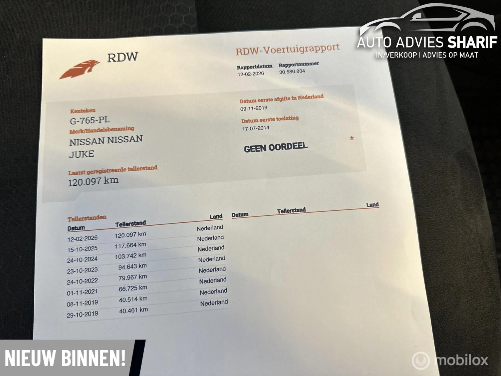 Hoofdafbeelding Nissan Juke