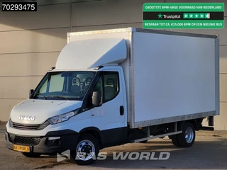 Iveco Daily 35C16 Laadklep Dubbellucht Bakwagen Airco Cruise Euro6 Meubelbak Koffer 20m3 Airco Cruise control