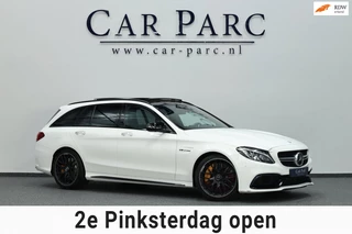 Mercedes-Benz C-klasse AMG 63 S 510+PK KERAMISCH/KUIPSTOELEN/SFEER/PANO/LEER+S.VERWARMING/19" LMV/360 CAM/ACC/ECC/12 MDN GARANTIE!