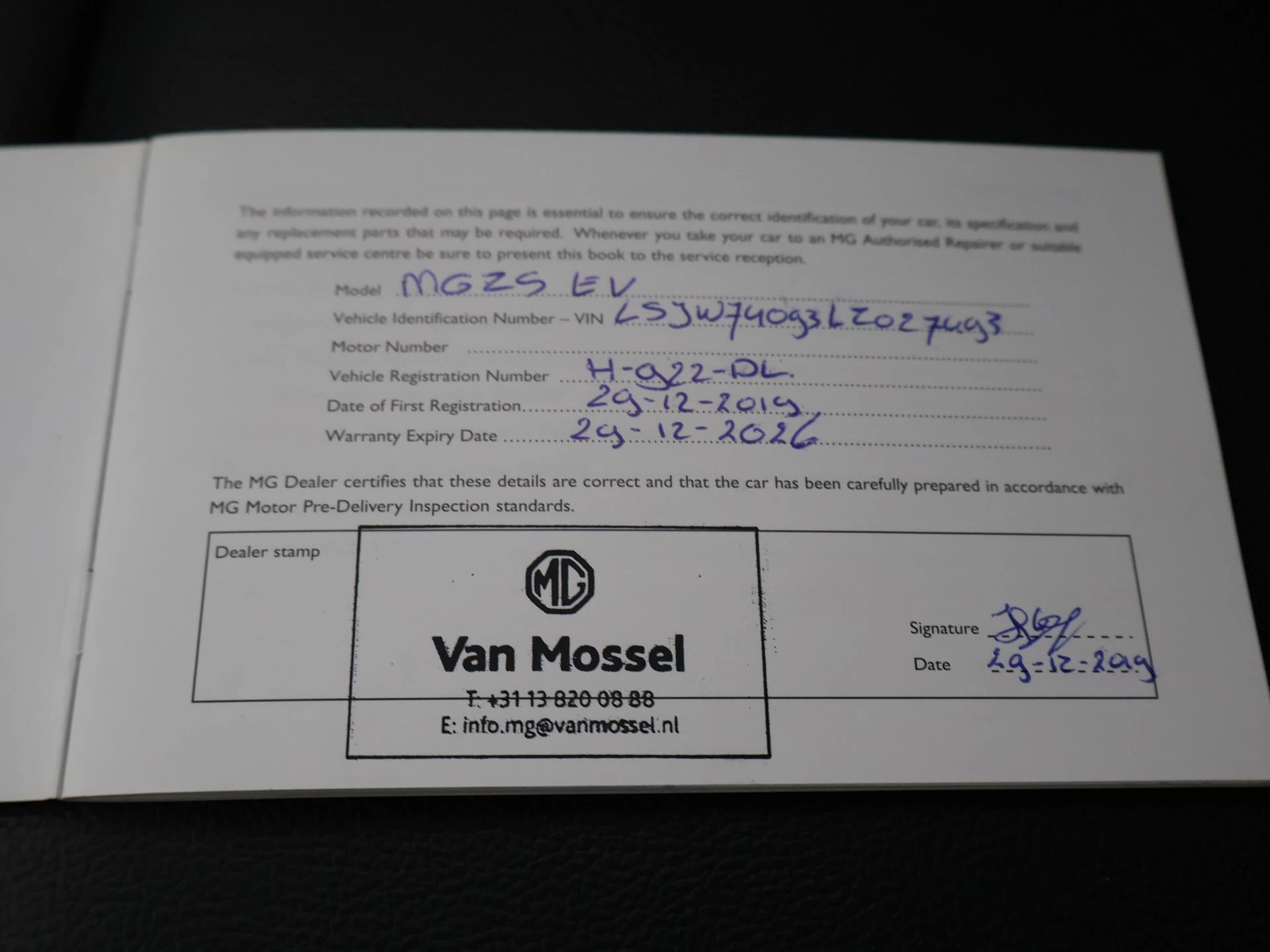 Hoofdafbeelding MG ZS EV