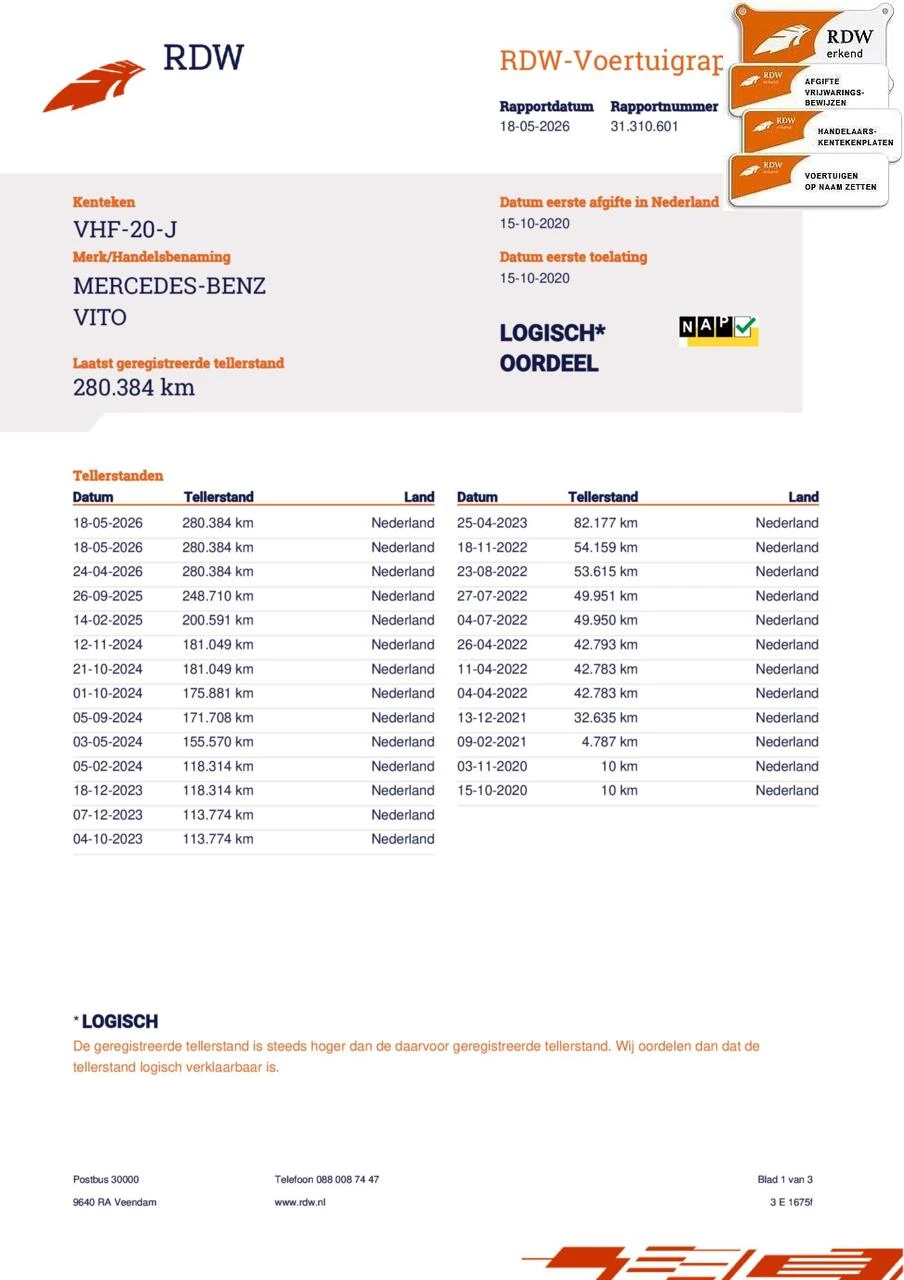 Hoofdafbeelding Mercedes-Benz Vito