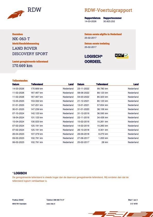 Hoofdafbeelding Land Rover Discovery Sport