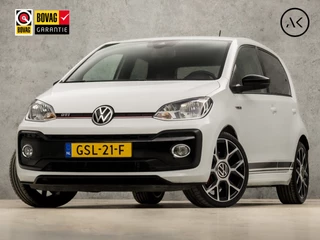 Hoofdafbeelding Volkswagen up! Volkswagen up! 1.0 TSI GTI (STOELVERWARMING, BLUETOOTH, SFEERVERLICHTING, GETINT GLAS, SPORTSTOELEN, LM VELGEN, STUURWIEL MULTIFUNCTIONEEL, NIEUWE APK, NIEUWSTAAT)