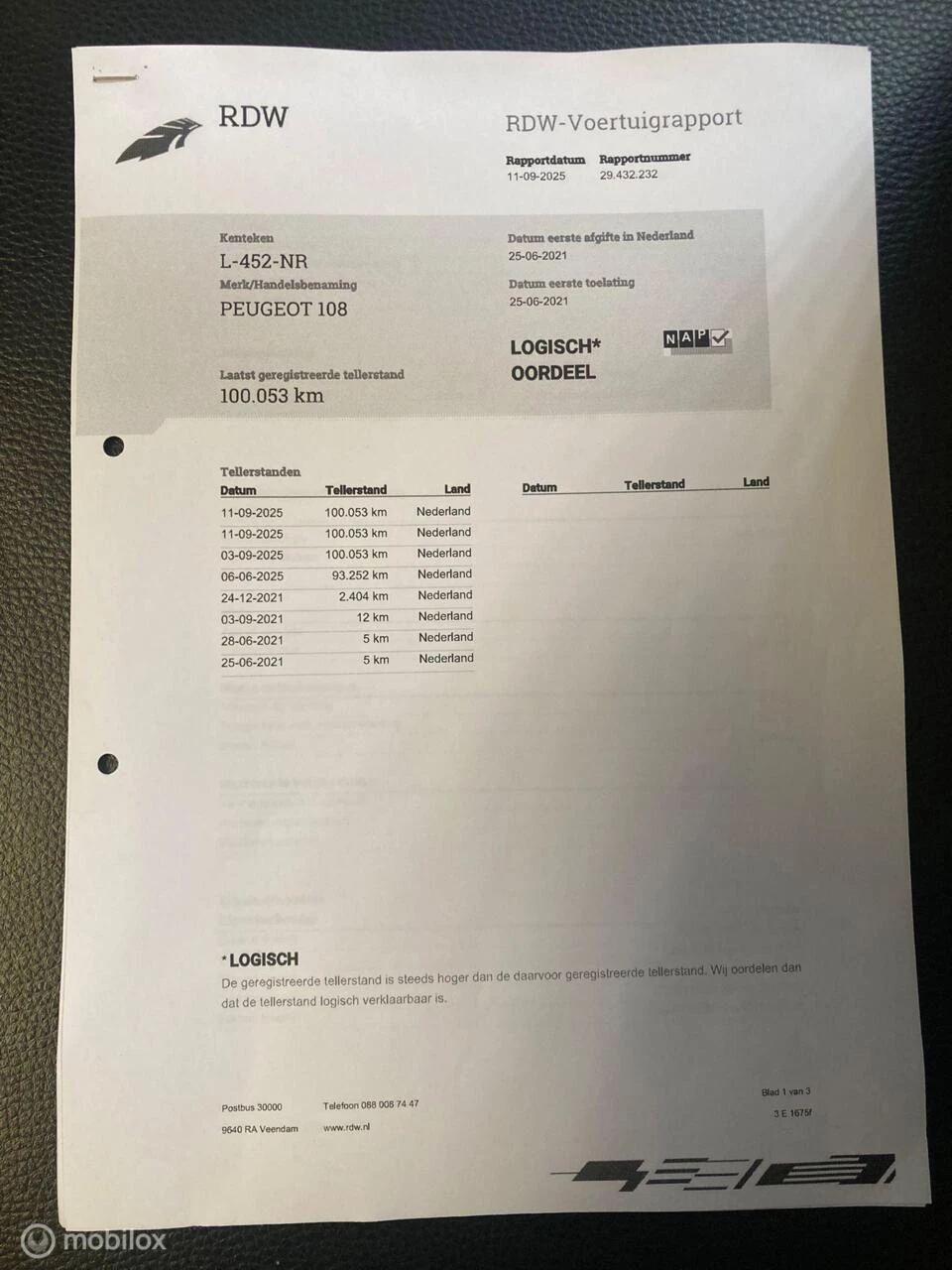 Hoofdafbeelding Peugeot 108