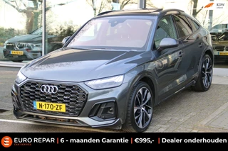 Audi Q5 Sportback 55 TFSI e S-LINE LUCHTVERING PANO-DAK DEALER OND BTW-AUTO!