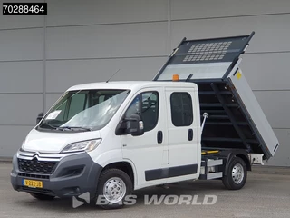Citroën Jumper 130PK Kipper Dubbel Cabine Trekhaak Euro6 Tipper Benne Kieper 2m3 Trekhaak