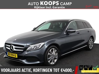 Mercedes-Benz C350e Estate 286Pk Plug-in hydride | Burmester audio | elec.Kofferklep | PDC V&A | Camera | Essenhout interieur | Luchtvering | Zwart leder| Navi | DEALER-STAA