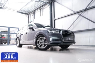 Audi Q7 3.0 TDI e-tron quattro S-Line 373 pk | Luchtvering | Rijklaarprijs | Daytona Grijs | Plug in hybrid | NL auto NAP |