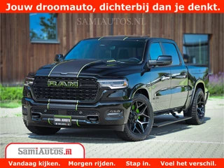 Dodge Ram 1500 Limited Night H.O 540HP 706Nm | Massage + Full Option | De Meest Luxe en Volle Pick-Up in zijn Klasse | Comfortabele Dubbele Cabine met Royale 5 Zitplaatsen | BPM vrij | Nu Leverbaar uit Voorraad | Voorraad Nr 2384 - 5408
