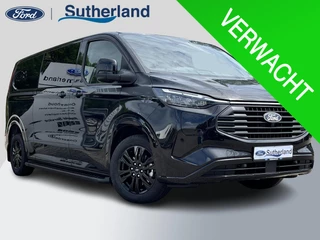 Ford Transit Custom 320 2.5 PHEV L2H1 Black Platinum DC Ford Voorraad  | Prijs is excl. BTW EN BPM  | incl. €4.422,- korting! | Dubbele cabine Snoeks leder | Full led | Dubbele zij-schuifdeur | Direct uit voorraad leverbaar! | Full options