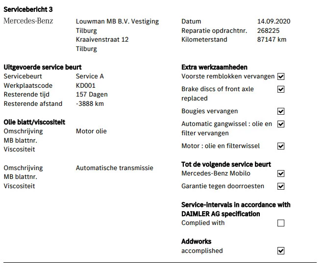 Hoofdafbeelding Mercedes-Benz A-Klasse