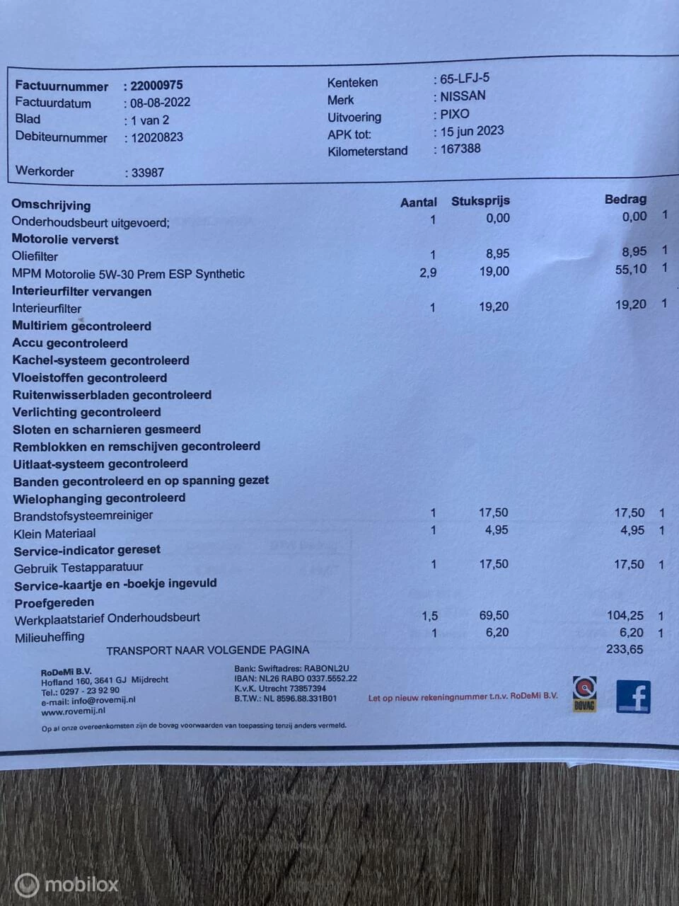 Hoofdafbeelding Nissan Pixo