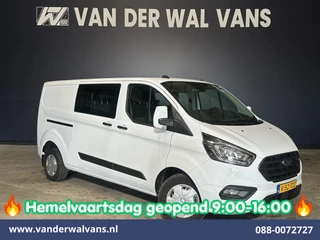 Ford Transit Custom 2.0 TDCI 130pk L2H1 Dubbele Cabine Euro6 inrichting | Airco | 6-Zits | LED | Cruisecontrol | Parkeersensoren Achterklep, 2800kg Trekvermogen