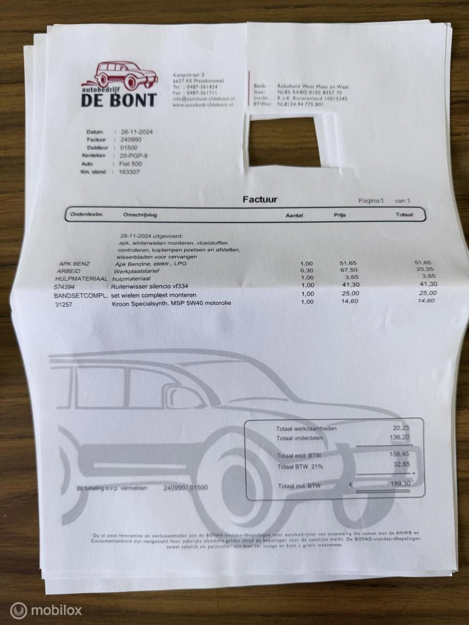 Hoofdafbeelding Fiat 500