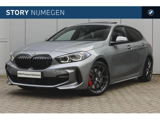 BMW 1 Serie 118i High Executive M Sport Automaat / Panoramadak / M sportstoelen / Adaptieve LED / Parking Assistant / M Sportonderstel / Live Cockpit Professional