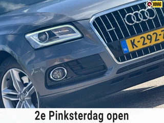 Audi Q5 2.0 TFSI hybrid quattro Pro Line Plus - Monsoon Grijs/Milano Leder - Panorama/schuifdak