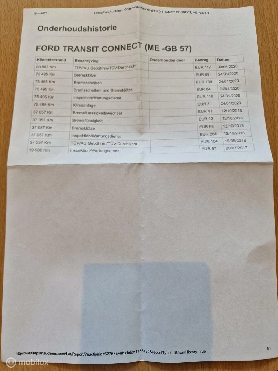 Hoofdafbeelding Ford Transit Connect
